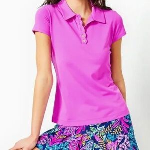 Lilly Pulitzer Luxletic Frida Polo